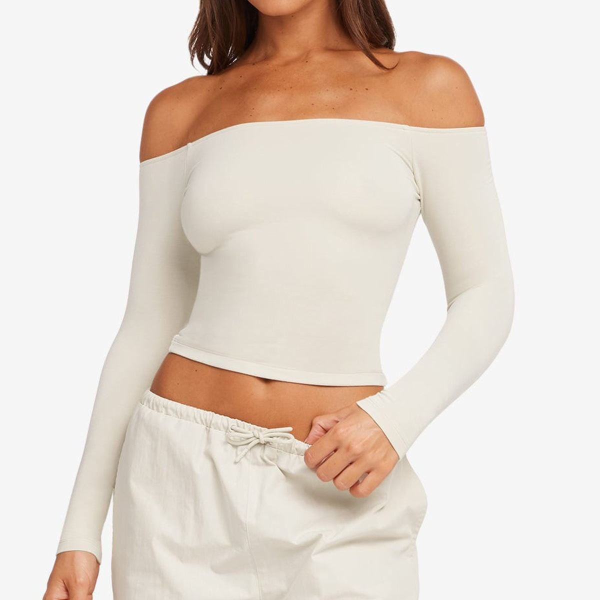 Women Yoga Shirt Off Shoulder  - Pilate Yoga Workout recension och pris